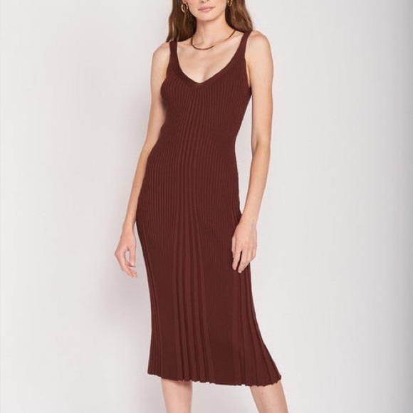 emory park Dresses & Skirts - Chocolate Midi Dress